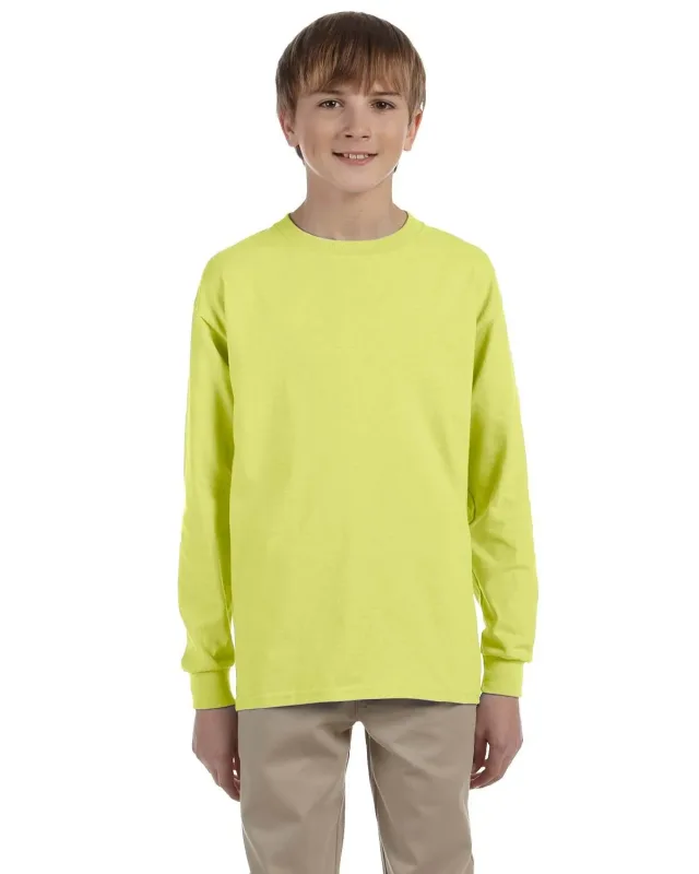 Jerzees Youth DRI-POWER® ACTIVE Long-Sleeve T-Shirt — view 8