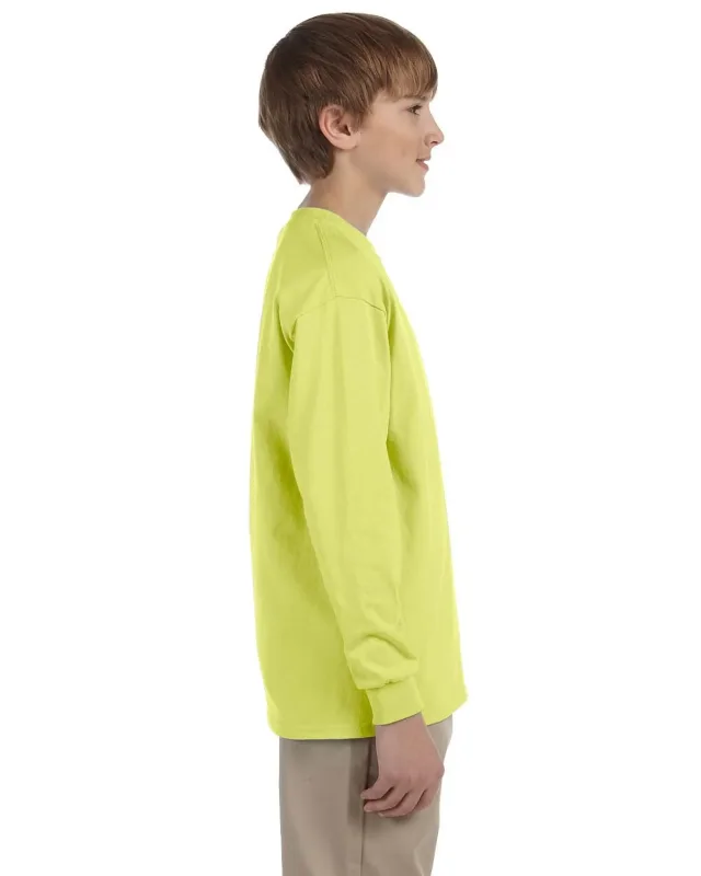 Jerzees Youth DRI-POWER® ACTIVE Long-Sleeve T-Shirt — view 9