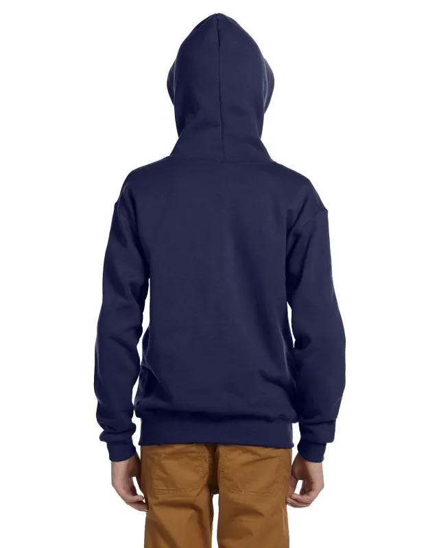 Jerzees Youth NuBlend® Fleece Full-Zip Hooded Sweatshirt — view 13