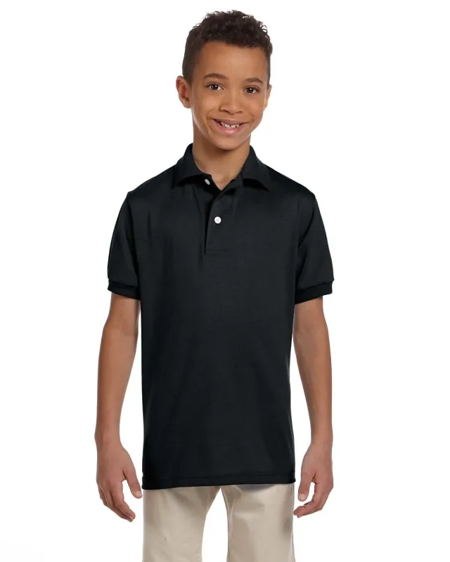 Jerzees Youth SpotShield Jersey Polo — view 17