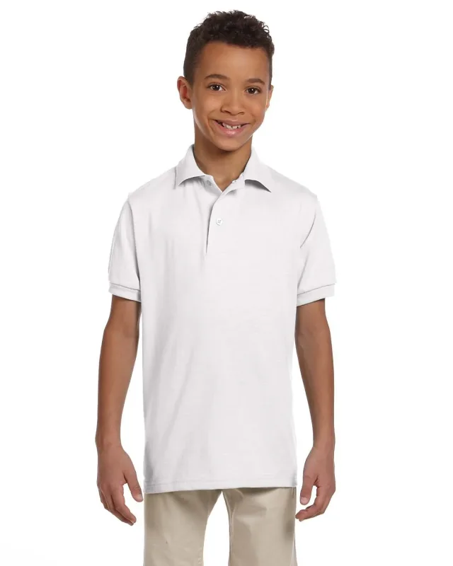 Jerzees Youth SpotShield Jersey Polo — view 2