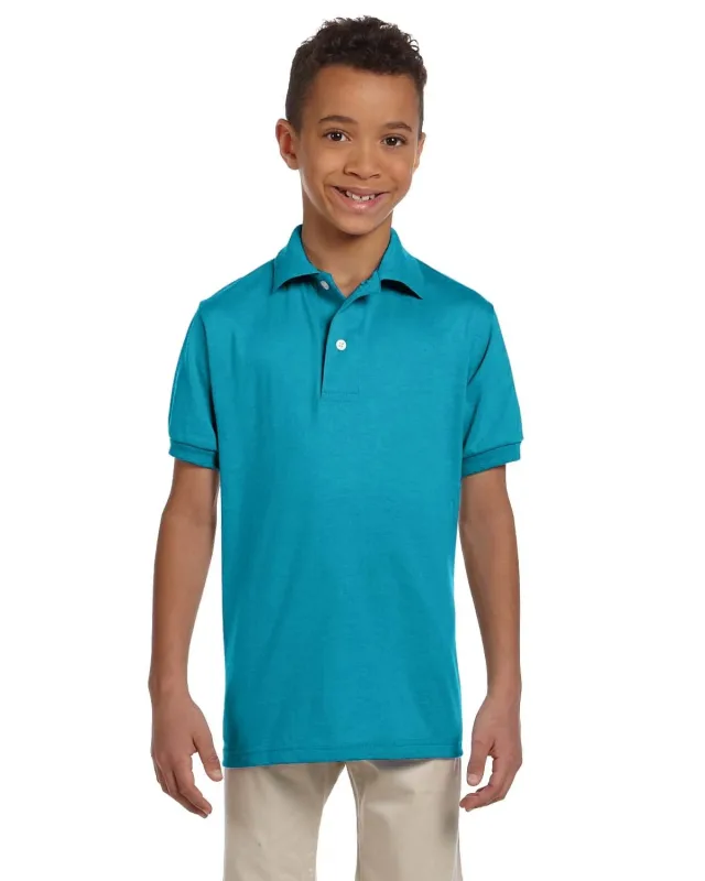 Jerzees Youth SpotShield Jersey Polo — view 32