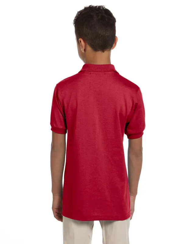 Jerzees Youth SpotShield Jersey Polo — view 4