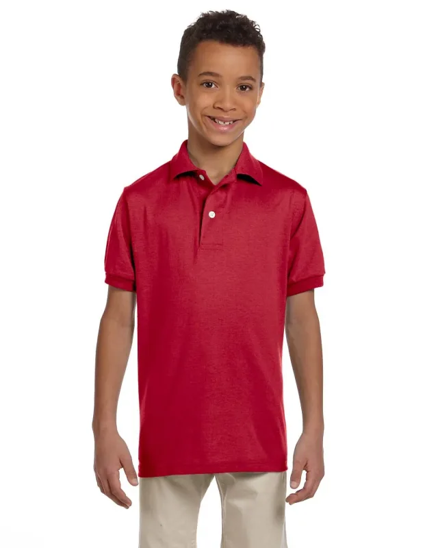 Jerzees Youth SpotShield Jersey Polo — view 5