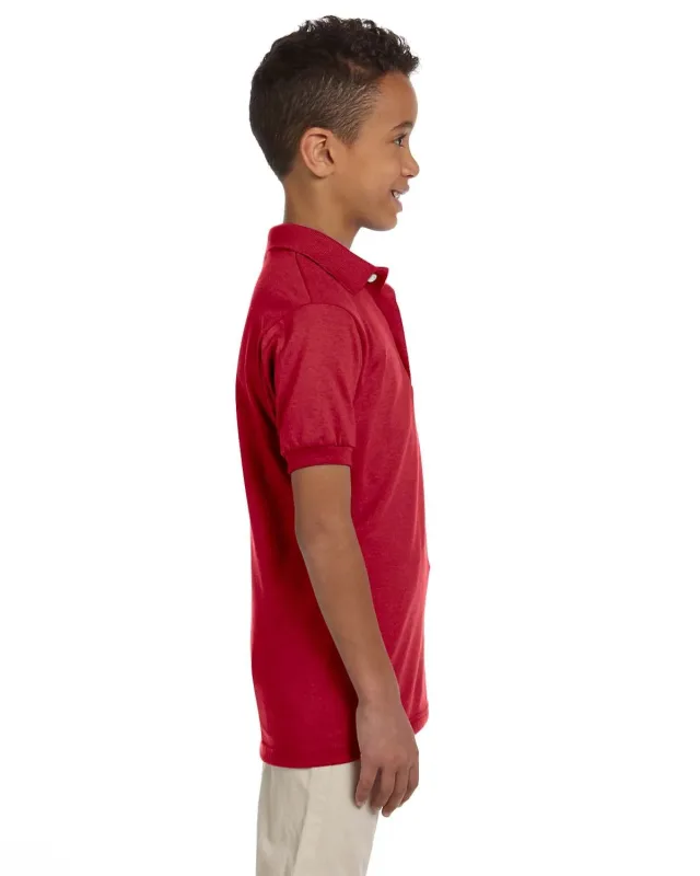 Jerzees Youth SpotShield Jersey Polo — view 6