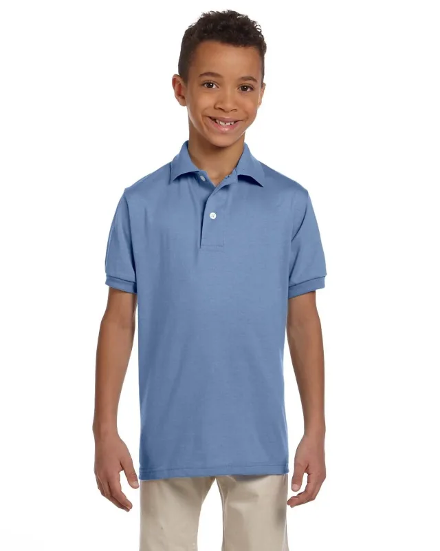Jerzees Youth SpotShield Jersey Polo — view 8