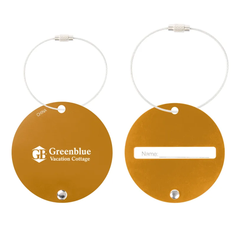 Jet Setter Aluminum Luggage Tag — view 2