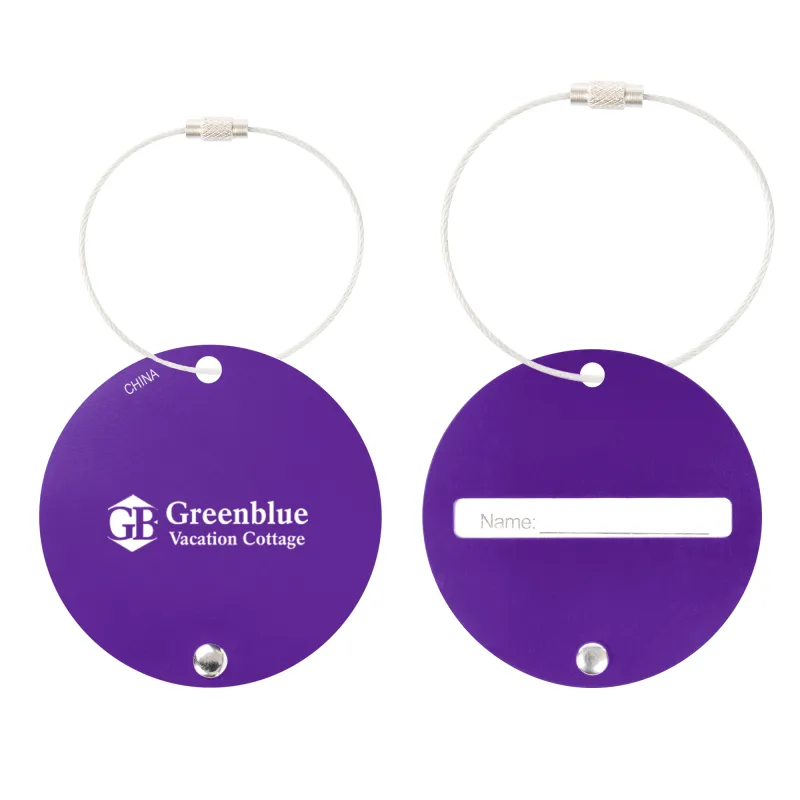 Jet Setter Aluminum Luggage Tag — view 3