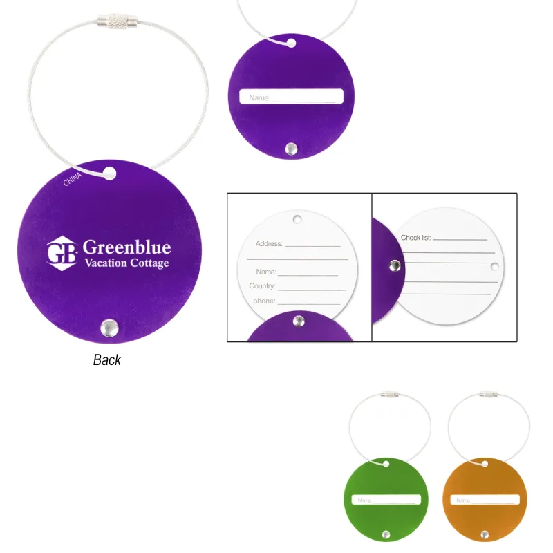 Jet Setter Aluminum Luggage Tag — view 5