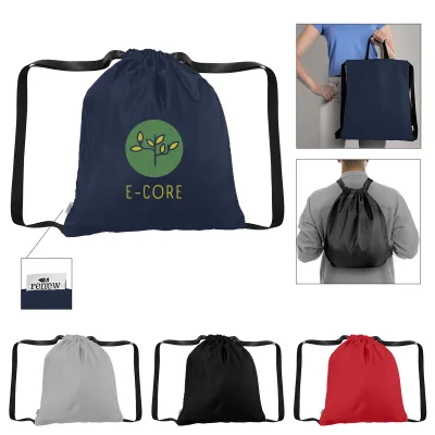Joel rPET Drawstring Tote Bag — view 26