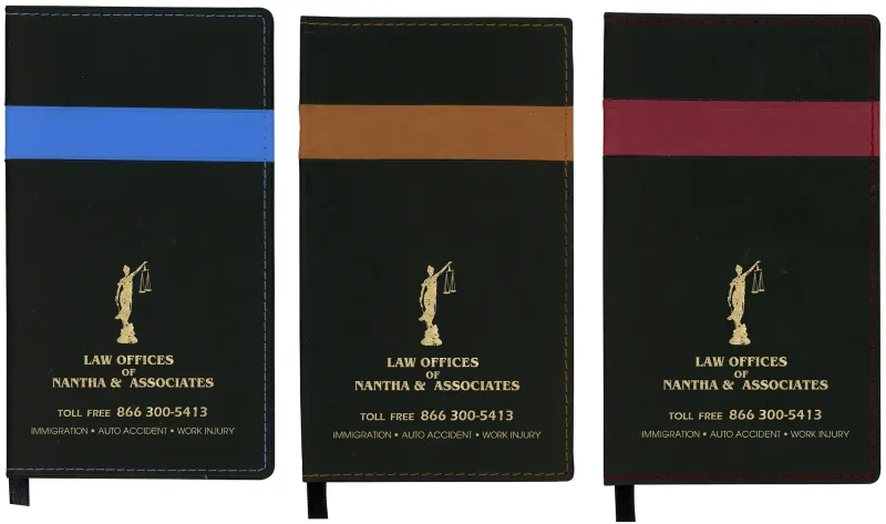 Customizable Joliett"-Two-Tone Vinyl Soft Cover Monthly Planner — view 3