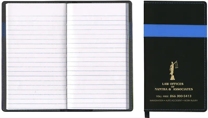 "Personalized Tally Tracker" Vinyl Soft Cover Notebook