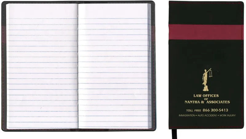 "Personalized Tally Tracker" Vinyl Soft Cover Notebook — view 3
