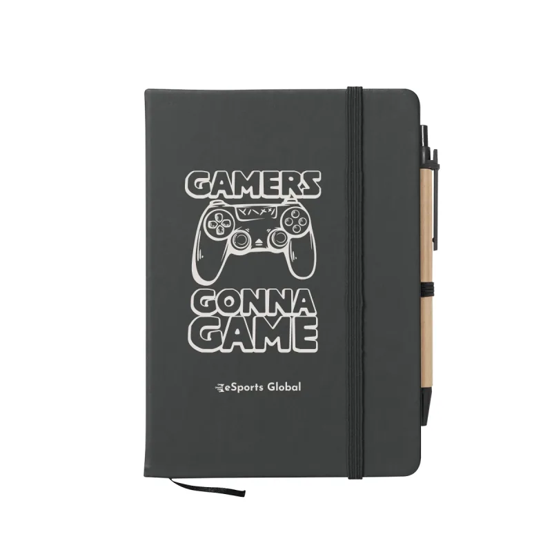 Journal Notebook w/ Sticky Notes & Flags — view 2