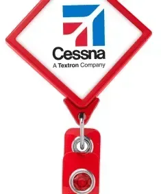 Custom JUMBO Diamond Badge Reel — view 6