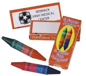 Personalized Jumbo Dual Tip Crayon