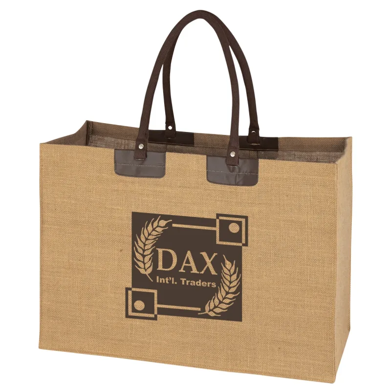 Jumbo Jute Tote Bag — view 2