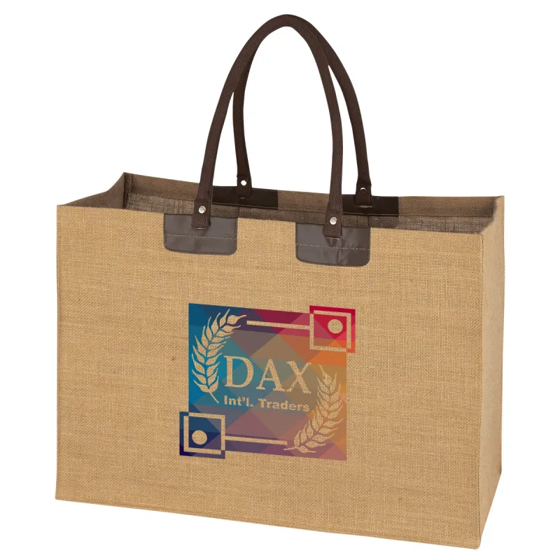 Jumbo Jute Tote Bag — view 3