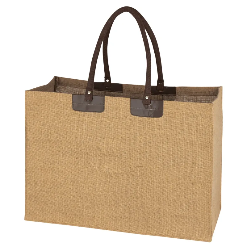 Jumbo Jute Tote Bag — view 4
