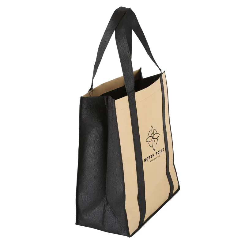 Jumbo Laminated Kraft Tote — view 3