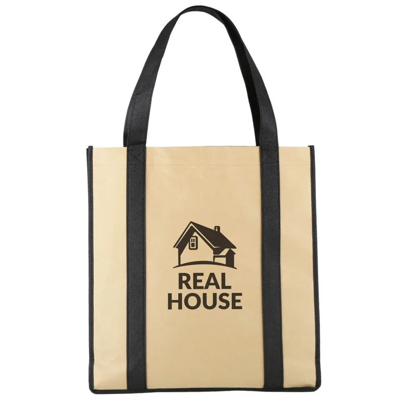 Jumbo Laminated Kraft Tote — view 4
