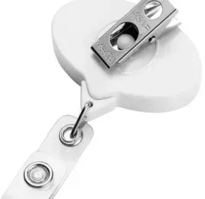 Customized Logo JUMBO Oval Badge Reel with Lanyard Attachment — view 4
