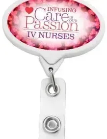 Customized Logo JUMBO Oval Badge Reel with Lanyard Attachment — view 6
