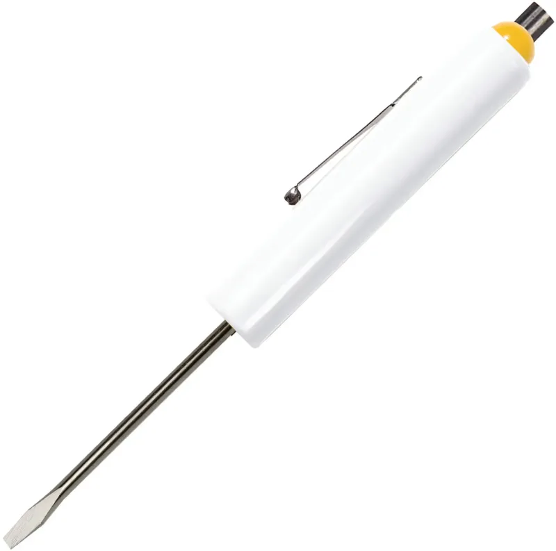 Custom Jumbo Pocket Screwdriver with Magnetic Top - 1/8" Flat Tip Blade — view 11