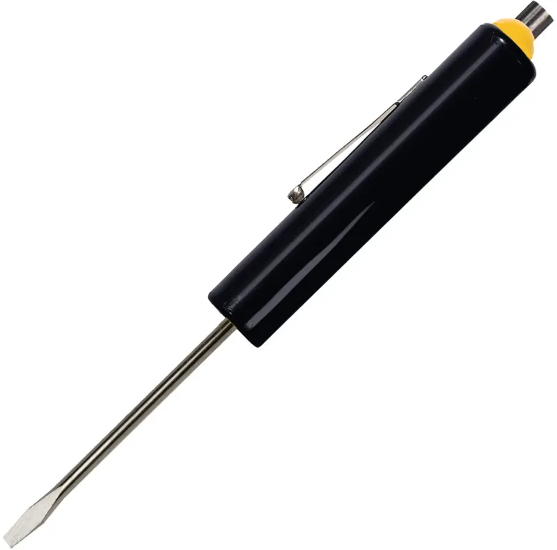 Custom Jumbo Pocket Screwdriver with Magnetic Top - 1/8" Flat Tip Blade — view 5
