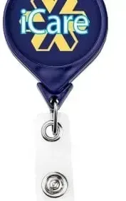 Personalized JUMBO Magnetic Round Badge Reel — view 4