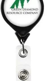 Personalized JUMBO Magnetic Round Badge Reel — view 6