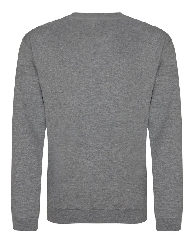 Just Hoods By AWDis Adult Midweight College Crewneck Sweatshirt — view 102