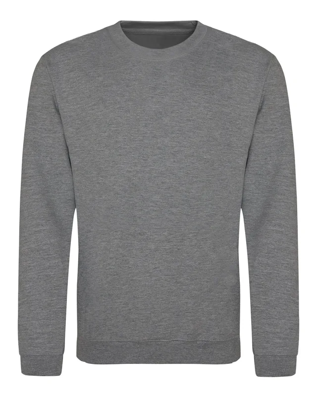 Just Hoods By AWDis Adult Midweight College Crewneck Sweatshirt — view 104
