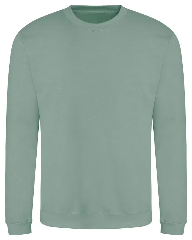 Just Hoods By AWDis Adult Midweight College Crewneck Sweatshirt — view 114