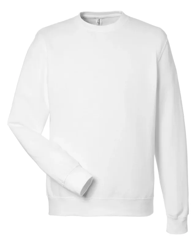Just Hoods By AWDis Adult Midweight College Crewneck Sweatshirt — view 2