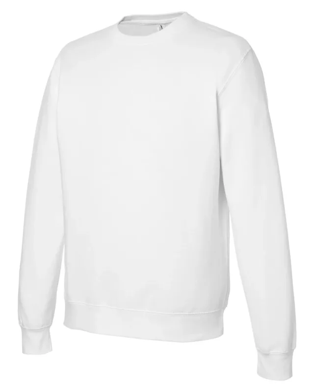 Just Hoods By AWDis Adult Midweight College Crewneck Sweatshirt — view 3