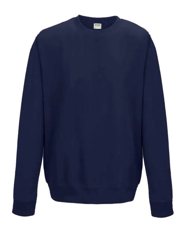 Just Hoods By AWDis Adult Midweight College Crewneck Sweatshirt — view 35