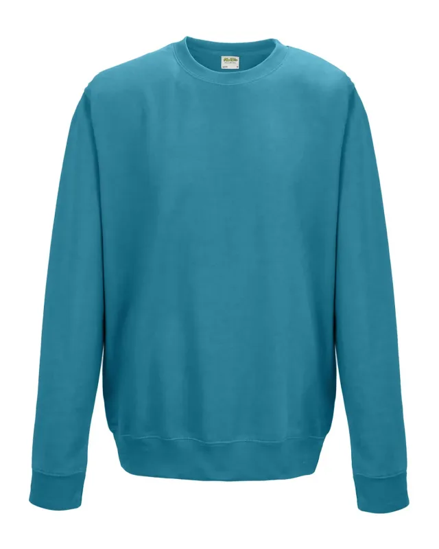 Just Hoods By AWDis Adult Midweight College Crewneck Sweatshirt — view 37