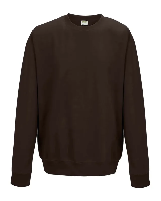 Just Hoods By AWDis Adult Midweight College Crewneck Sweatshirt — view 39