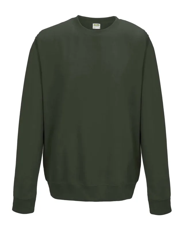 Just Hoods By AWDis Adult Midweight College Crewneck Sweatshirt — view 49