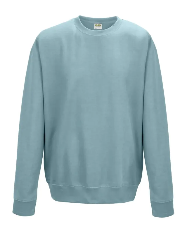 Just Hoods By AWDis Adult Midweight College Crewneck Sweatshirt — view 63