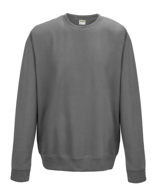 Just Hoods By AWDis Adult Midweight College Crewneck Sweatshirt — view 65