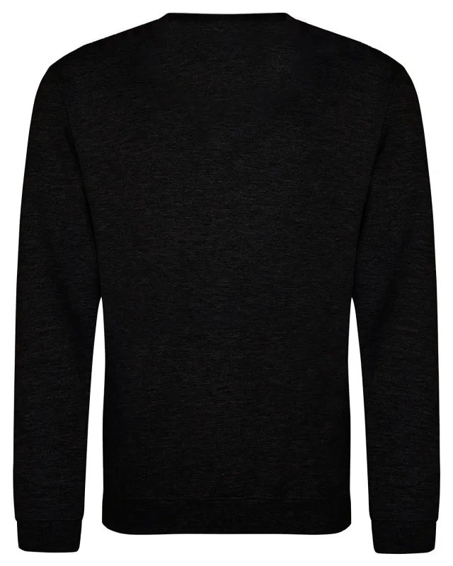 Just Hoods By AWDis Adult Midweight College Crewneck Sweatshirt — view 9