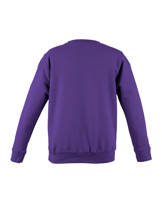 Just Hoods By AWDis Adult Midweight College Crewneck Sweatshirt — view 90