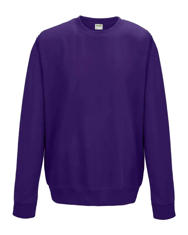 Just Hoods By AWDis Adult Midweight College Crewneck Sweatshirt — view 91