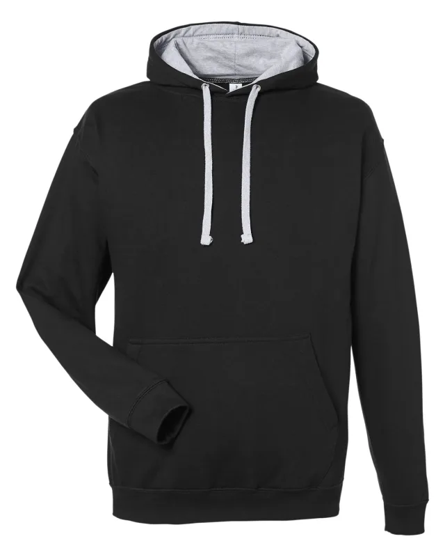 Just Hoods By AWDis Adult Midweight Varsity Contrast Hooded Sweatshirt — view 23