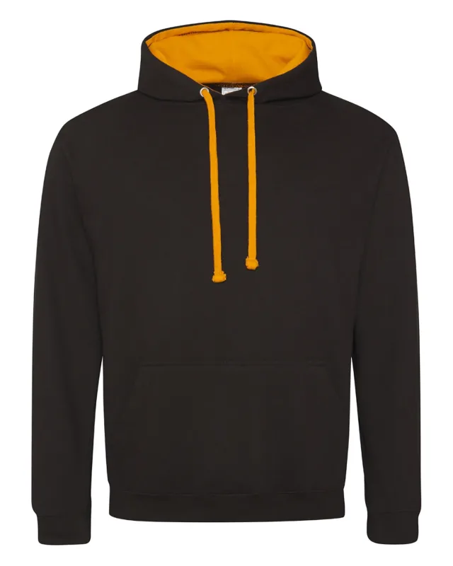 Just Hoods By AWDis Adult Midweight Varsity Contrast Hooded Sweatshirt — view 26