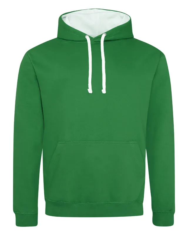 Just Hoods By AWDis Adult Midweight Varsity Contrast Hooded Sweatshirt — view 28