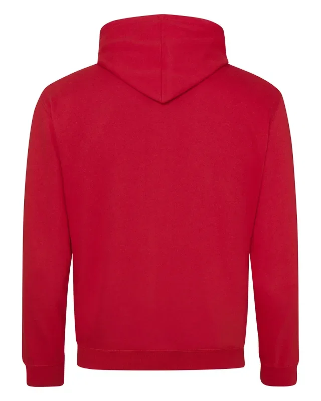 Just Hoods By AWDis Adult Midweight Varsity Contrast Hooded Sweatshirt — view 5