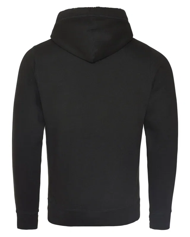 Just Hoods By AWDis Men's Heavyweight Cross Over Neck Hooded Sweatshirt — view 10